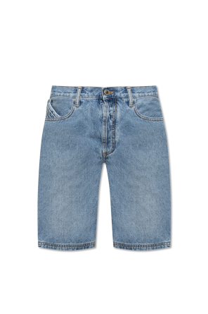 ショートパンツ THE ATTICO Woman Short Gnawed Blue 250WCQ00005DDD085AA 024 Blue Denim bermuda shorts The Attico - Vitkac AS